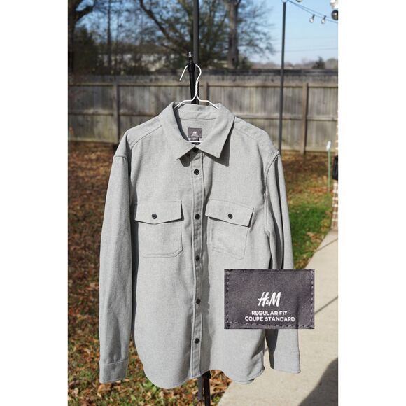 H&M Other - H&M Jacket Shacket Cotton Pockets Workwear